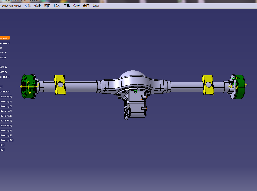 新能源电动车驱动桥设计【三维CATIA+CAD图纸+说明书】